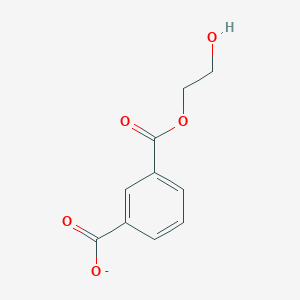 molecular formula C10H9O5- B1627485 3-[(2-Hydroxyethoxy)carbonyl]benzoate CAS No. 4890-15-7