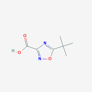 molecular formula C7H10N2O3 B1627490 5-Tert-butyl-1,2,4-oxadiazole-3-carboxylic acid CAS No. 748743-73-9