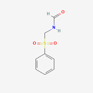 molecular formula C8H9NO3S B1627491 N-(Phenylsulfonylmethyl)formamide CAS No. 28918-58-3