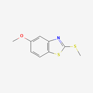molecular formula C9H9NOS2 B1627492 5-Methoxy-2-(methylthio)benzo[d]thiazole CAS No. 3507-37-7