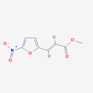 molecular formula C8H7NO5 B162752 5-Nitro-2-furanacrylic acid, methyl ester CAS No. 1874-24-4