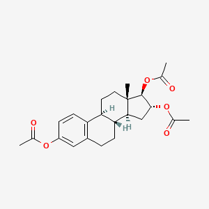 molecular formula C24H30O6 B1627527 Estriol triacetate CAS No. 2284-32-4