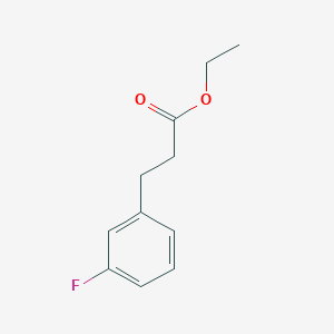 molecular formula C11H13FO2 B1627529 Ethyl 3-(3-fluorophenyl)propanoate CAS No. 7116-37-2