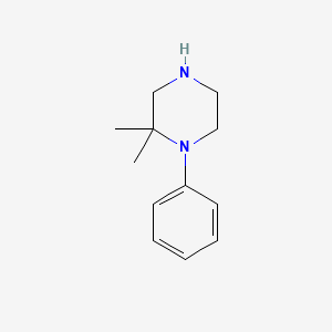 molecular formula C12H18N2 B1627532 2,2-Dimethyl-1-phenylpiperazine CAS No. 223786-43-4