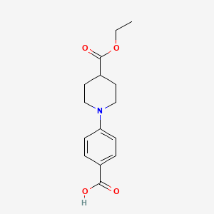 4-[4-(Ethoxycarbonyl)piperidin-1-YL]benzoic acid