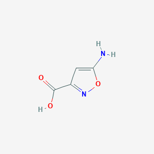 molecular formula C4H4N2O3 B1627543 5-Aminoisoxazole-3-carboxylic acid CAS No. 1367940-06-4