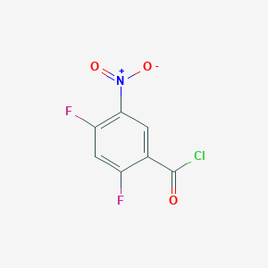 molecular formula C7H2ClF2NO3 B1627547 2,4-Difluoro-5-nitrobenzoyl chloride CAS No. 221560-09-4