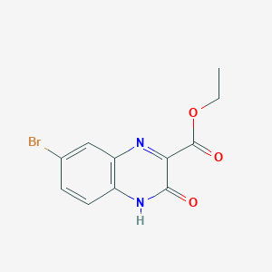 B1627550 Ethyl 7-bromo-3-oxo-3,4-dihydroquinoxaline-2-carboxylate CAS No. 223711-74-8