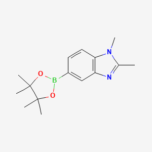 1,2-Dimethyl-5-(4,4,5,5-tetramethyl-1,3,2-dioxaborolan-2-yl)-1H-benzimidazole