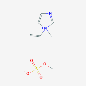 molecular formula C7H12N2O4S B1627553 1-Methyl-1-vinyl-1H-imidazolium methyl sulphate CAS No. 51987-06-5