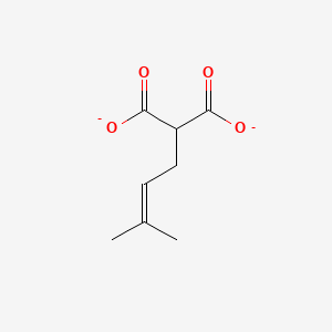 molecular formula C8H10O4-2 B1627554 DIMETHYLALLYLMALONATE CAS No. 4063-75-6
