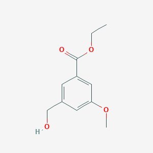 molecular formula C11H14O4 B1627567 Ethyl 3-(hydroxymethyl)-5-methoxybenzoate CAS No. 367519-86-6