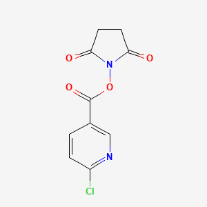 1-[(6-Chloropyridine-3-carbonyl)oxy]pyrrolidine-2,5-dione