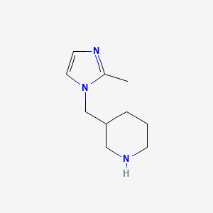 3-[(2-Methyl-1H-imidazol-1-YL)methyl]piperidine