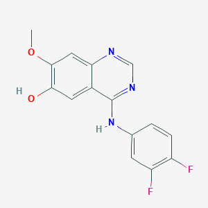 4-(3,4-Difluoroanilino)-7-methoxyquinazolin-6-ol