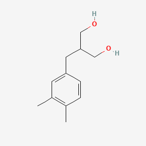 molecular formula C12H18O2 B1627607 2-(3,4-Dimethylbenzyl)propane-1,3-diol CAS No. 289902-88-1