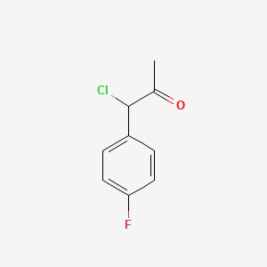molecular formula C9H8ClFO B1627608 1-Chloro-1-(4-fluorophenyl)propan-2-one CAS No. 23211-68-9