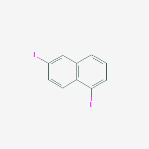 molecular formula C10H6I2 B1627609 1,6-Diiodonaphthalene CAS No. 64567-12-0