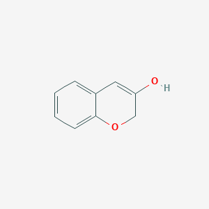 molecular formula C9H8O2 B1627611 2H-1-苯并吡喃-3-醇 CAS No. 606490-02-2