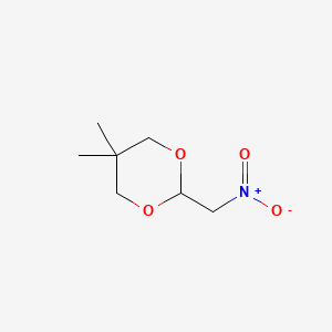 molecular formula C7H13NO4 B1627620 5,5-二甲基-2-(硝基甲基)-1,3-二噁烷 CAS No. 33884-29-6