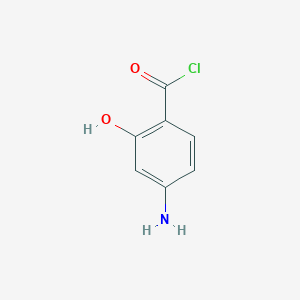 molecular formula C7H6ClNO2 B1627625 4-Amino-2-hydroxybenzoyl chloride CAS No. 36387-22-1