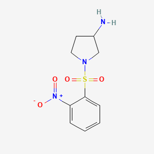 1-(2-Nitro-benzenesulfonyl)-pyrrolidin-3-ylamine