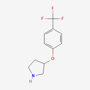 3-[4-(Trifluoromethyl)phenoxy]pyrrolidine
