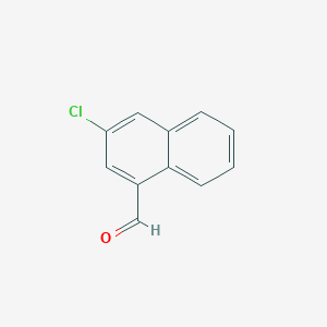 molecular formula C11H7ClO B1627637 3-Chloronaphthalene-1-carboxaldehyde CAS No. 58782-64-2