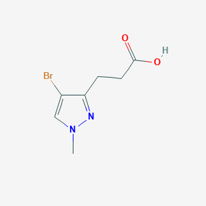 3-(4-Bromo-1-methyl-1H-pyrazol-3-YL)propanoic acid