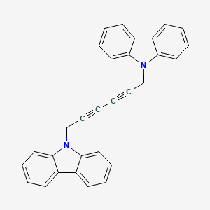 molecular formula C30H20N2 B1627650 1,6-DI-(N-CARBAZOLYL)-2,4-HEXADIYNE CAS No. 65461-62-3