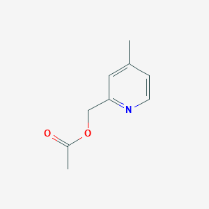 molecular formula C9H11NO2 B1627654 (4-Methylpyridin-2-yl)methyl acetate CAS No. 55485-91-1