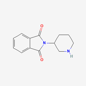 molecular formula C13H14N2O2 B1627656 2-(piperidin-3-yl)isoindoline-1,3-dione CAS No. 62813-09-6