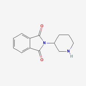 molecular formula C13H14N2O2 B1627656 2-(Piperidin-3-yl)-1H-isoindole-1,3(2H)-dione CAS No. 62813-09-6