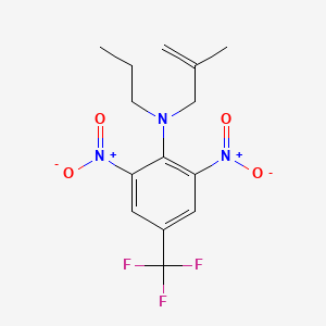 molecular formula C14H16F3N3O4 B1627660 Methalpropalin CAS No. 57801-46-4