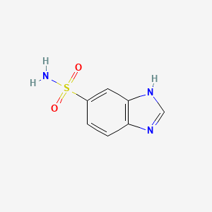 molecular formula C7H7N3O2S B1627663 1H-Benzimidazole-6-sulfonamide CAS No. 210827-43-3