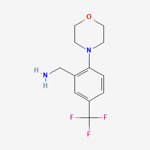 2-Morpholino-5-(trifluoromethyl)benzylamine