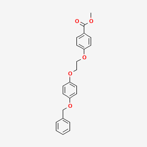 molecular formula C23H22O5 B1627669 Methyl 4-(2-(4-(benzyloxy)phenoxy)ethoxy)benzoate CAS No. 937602-33-0