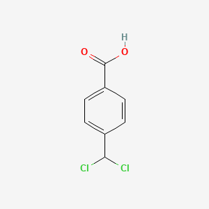 molecular formula C8H6Cl2O2 B1627677 4-(Dichloromethyl)benzoic acid CAS No. 5278-91-1