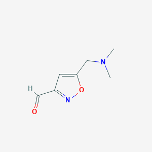 5-((Dimethylamino)methyl)isoxazole-3-carbaldehyde