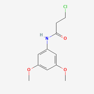 3-chloro-N-(3,5-dimethoxyphenyl)propanamide