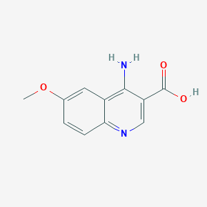 4-Amino-6-methoxyquinoline-3-carboxylic acid