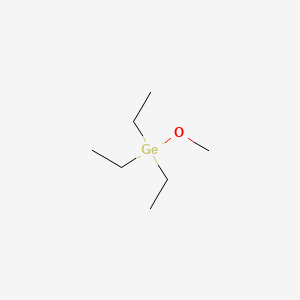 molecular formula C7H18GeO B1627707 Triethyl(methoxy)germane CAS No. 13414-89-6