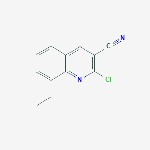 molecular formula C12H9ClN2 B1627724 2-氯-8-乙基喹啉-3-腈 CAS No. 880105-72-6