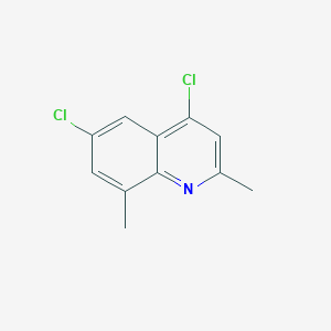 molecular formula C11H9Cl2N B1627725 4,6-Dichloro-2,8-dimethylquinoline CAS No. 21629-51-6