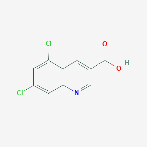 molecular formula C10H5Cl2NO2 B1627727 5,7-Dichloroquinoline-3-carboxylic acid CAS No. 948293-83-2