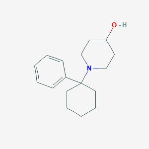molecular formula C17H25NO B162773 1-(1-Phenylcyclohexyl)-4-hydroxypiperidine CAS No. 60232-85-1