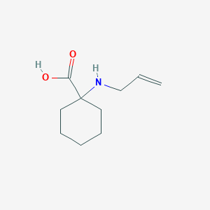 molecular formula C10H17NO2 B1627735 1-[(Prop-2-en-1-yl)amino]cyclohexane-1-carboxylic acid CAS No. 939760-81-3