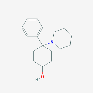 molecular formula C17H25NO B162774 4-Phenyl-4-(1-piperidinyl)cyclohexanol CAS No. 78165-07-8