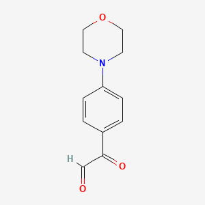 molecular formula C12H13NO3 B1627743 4-Morpholinophenylglyoxal CAS No. 361344-43-6