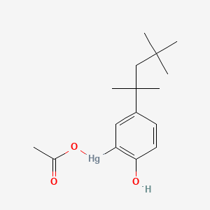 molecular formula C16H24HgO3 B1627746 Acetomeroctol CAS No. 584-18-9